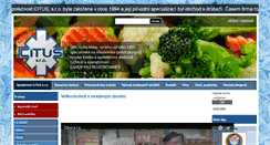 Desktop Screenshot of citus-mrazirny.cz